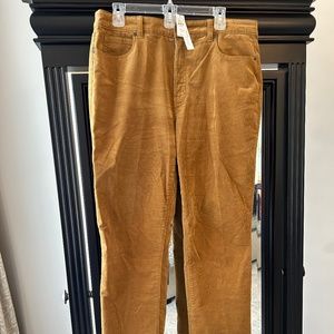 Talbots corduroy straight leg pants